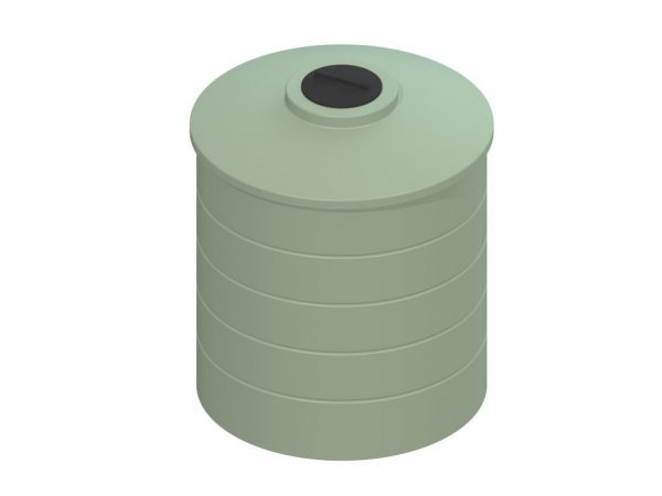 1600L water tank - mist green