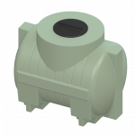 Aquatanks 500L Partially buriable water tank