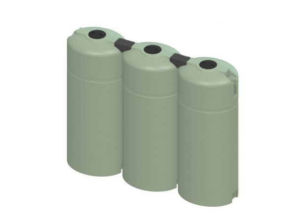 3000L Slimline Water Tank - Mist Green